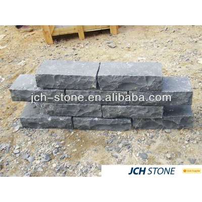 Low price wholesale natural stone black granite paving stone